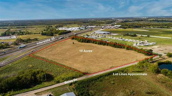 10.3 Acres of Commercial Land for Sale in Caddo Mills, Texas