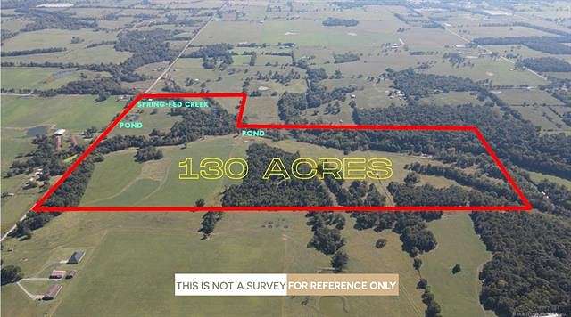 130 Acres of Agricultural Land for Sale in Westville, Oklahoma