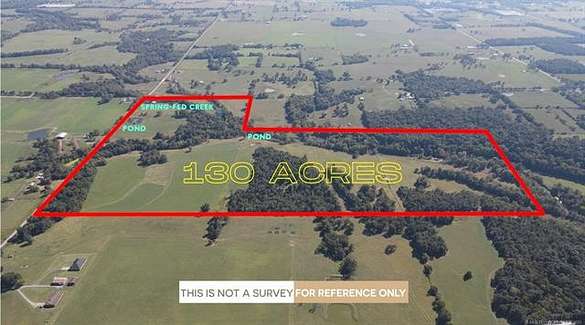 130 Acres of Agricultural Land for Sale in Westville, Oklahoma