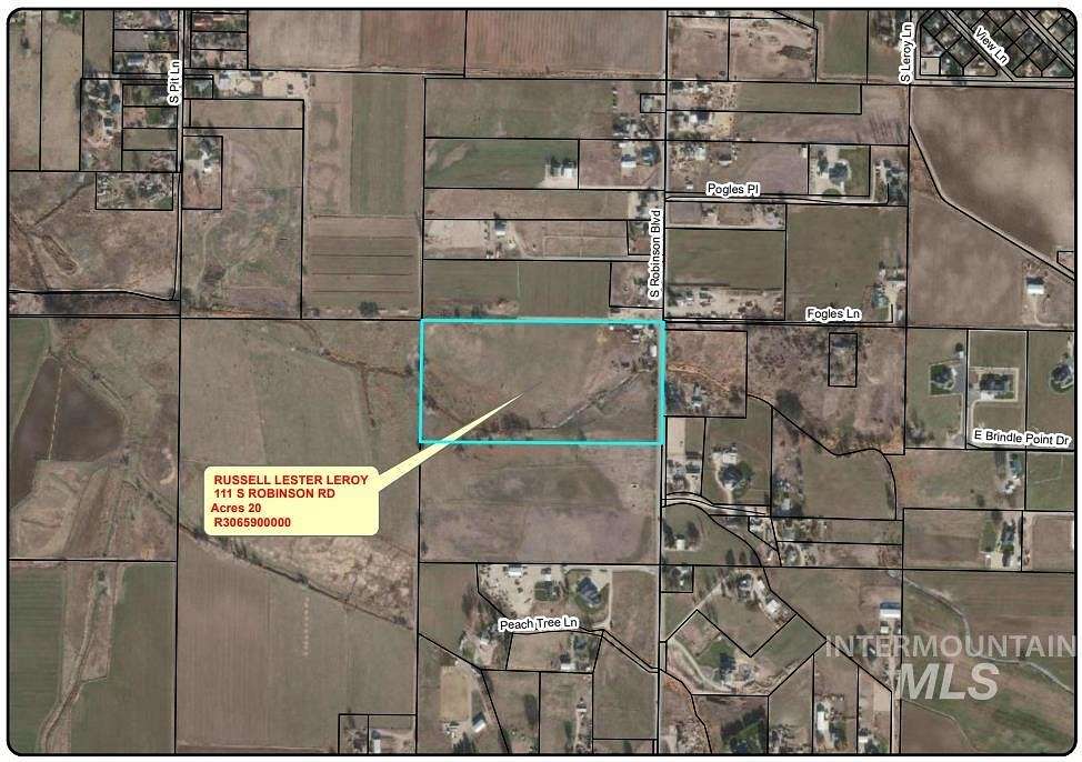 20 Acres of Agricultural Land for Sale in Nampa, Idaho