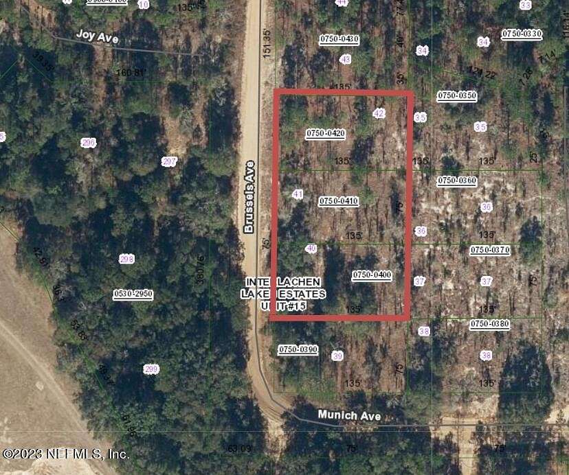 0.69 Acres of Residential Land for Sale in Interlachen, Florida