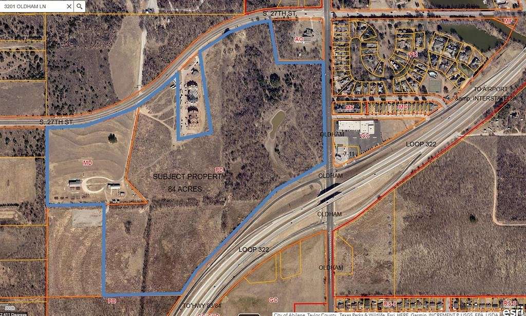 2.8 Acres of Commercial Land for Sale in Abilene, Texas