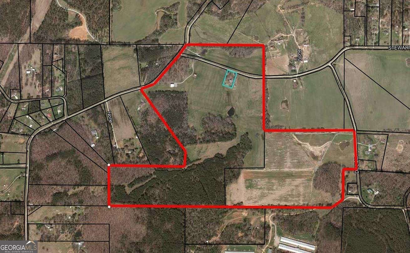 153 Acres of Agricultural Land with Home for Sale in Cedartown, Georgia