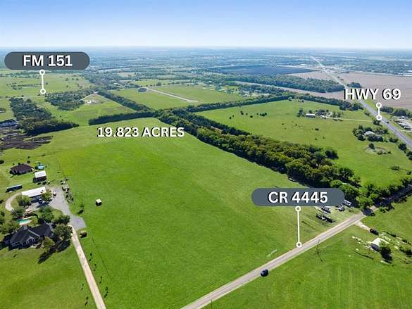 19.8 Acres of Land for Sale in Trenton, Texas