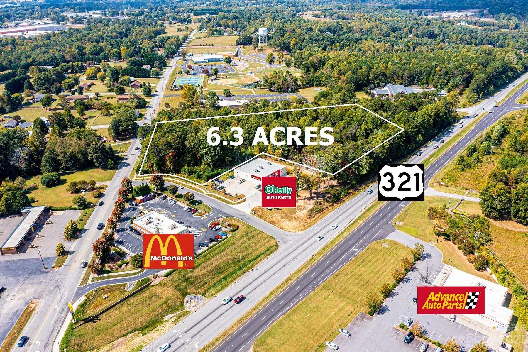 6.3 Acres of Mixed-Use Land for Sale in Granite Falls, North Carolina