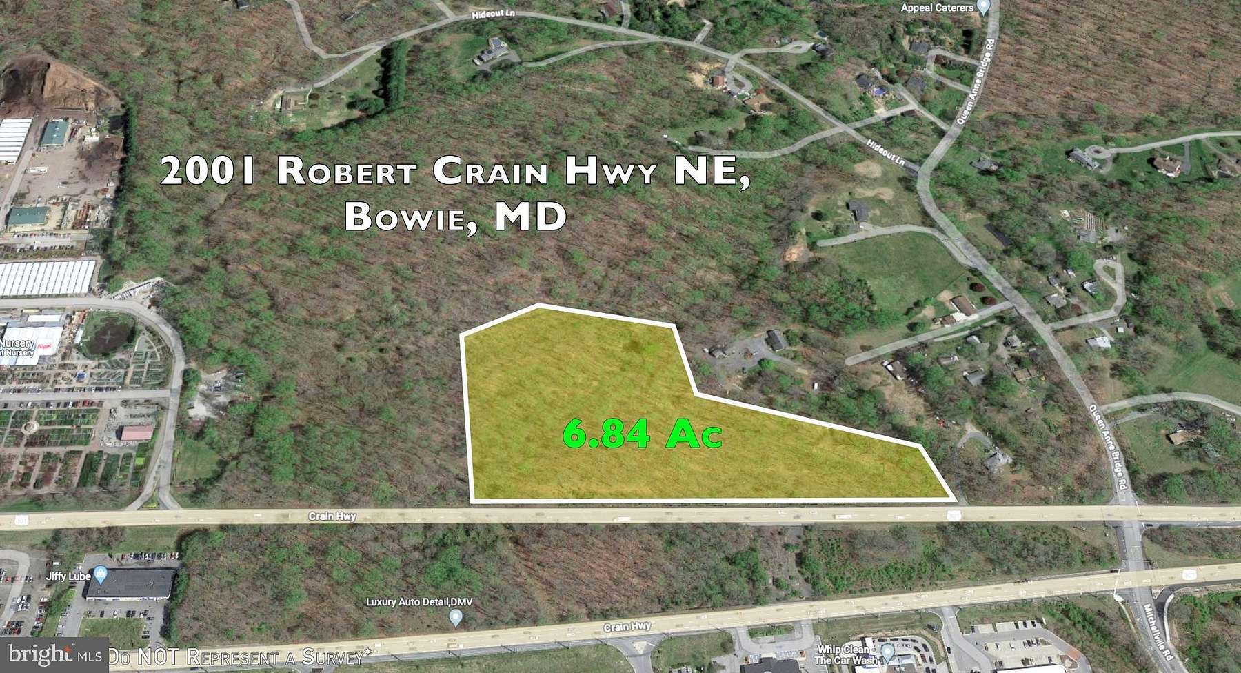 6.8 Acres of Commercial Land for Sale in Bowie, Maryland
