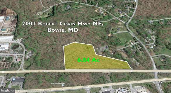 6.8 Acres of Commercial Land for Sale in Bowie, Maryland