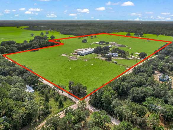 50 Acres of Agricultural Land with Home for Sale in Archer, Florida