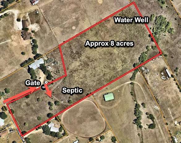 8 Acres of Improved Agricultural Land for Sale in Waxahachie, Texas
