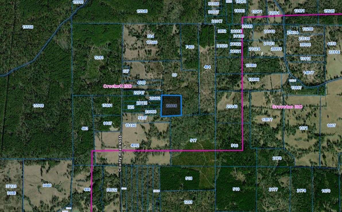 12.5 Acres of Land for Sale in Crockett, Texas