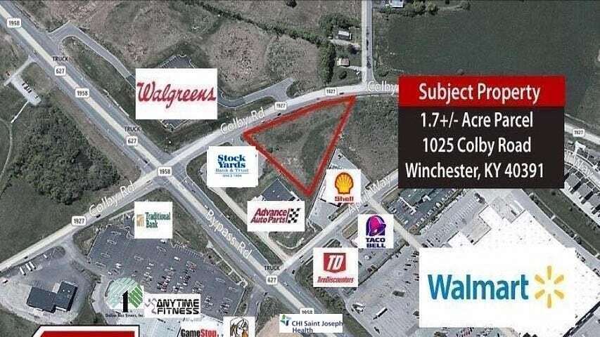 1.7 Acres of Commercial Land for Sale in Winchester, Kentucky
