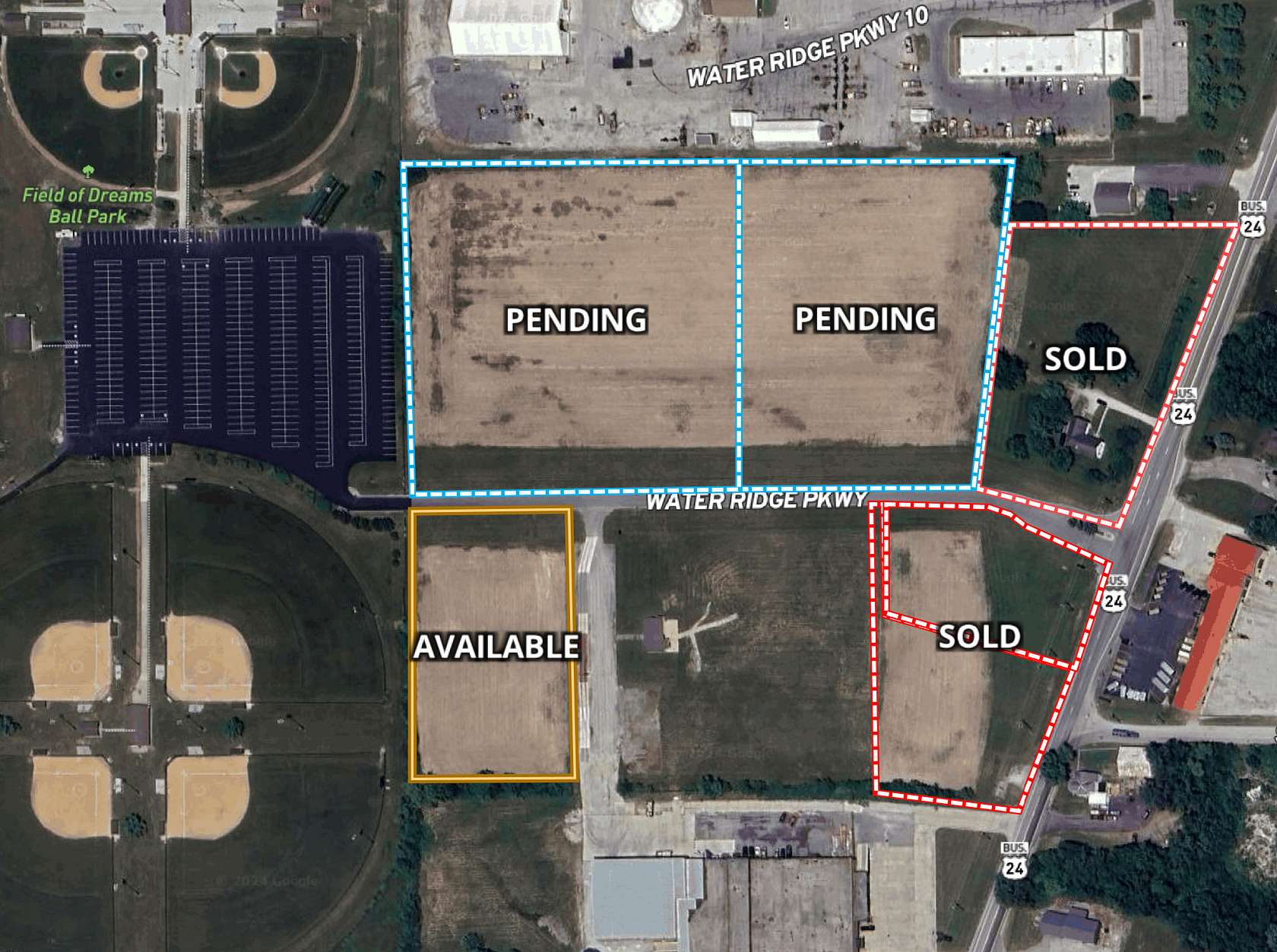 1.7 Acres of Commercial Land for Sale in Wabash, Indiana