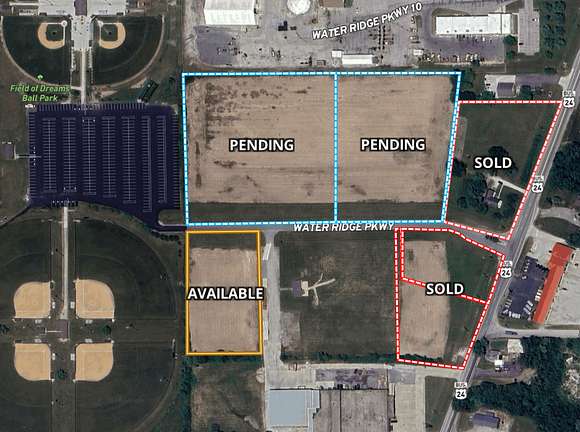 1.7 Acres of Commercial Land for Sale in Wabash, Indiana