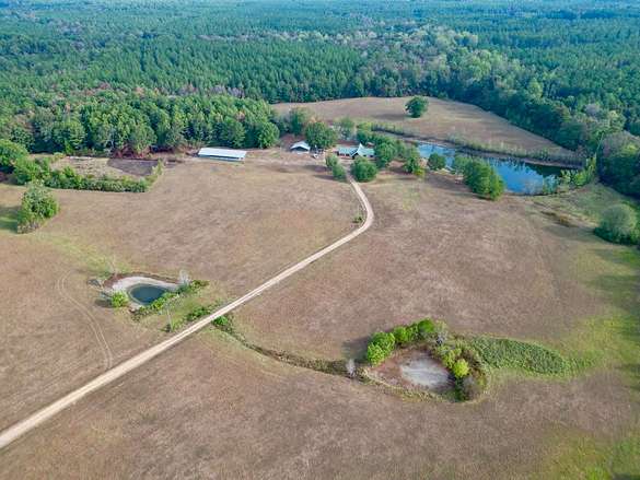 54 Acres of Land with Home for Sale in Liberty, Mississippi
