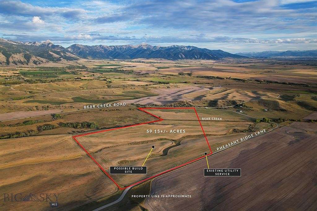 59.2 Acres of Agricultural Land for Sale in Belgrade, Montana