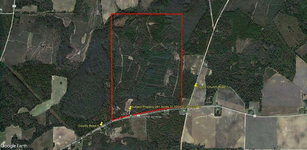 281 Acres of Recreational Land for Sale in Gordon, Alabama