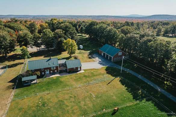 45.8 Acres of Agricultural Land with Home for Sale in Plymouth, Maine