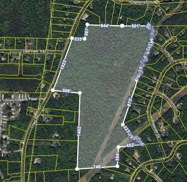 66.3 Acres of Recreational Land for Sale in Durham, North Carolina