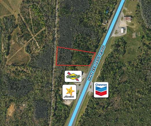 3.4 Acres of Commercial Land for Sale in Cottondale, Florida