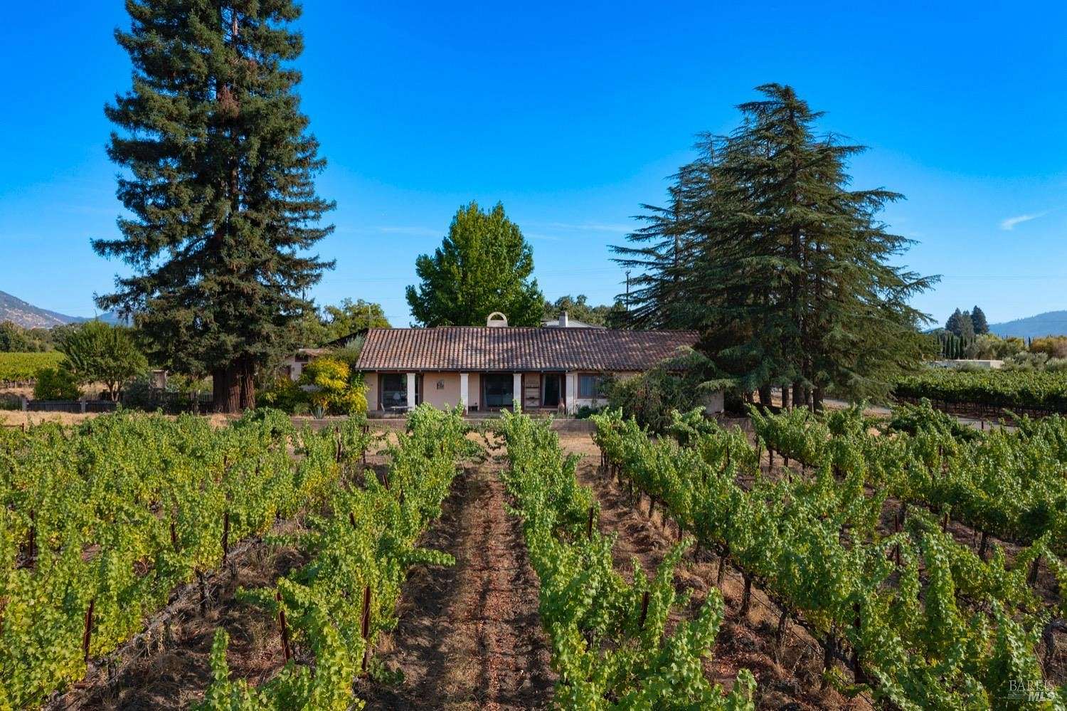 7.7 Acres of Land with Home for Sale in St. Helena, California