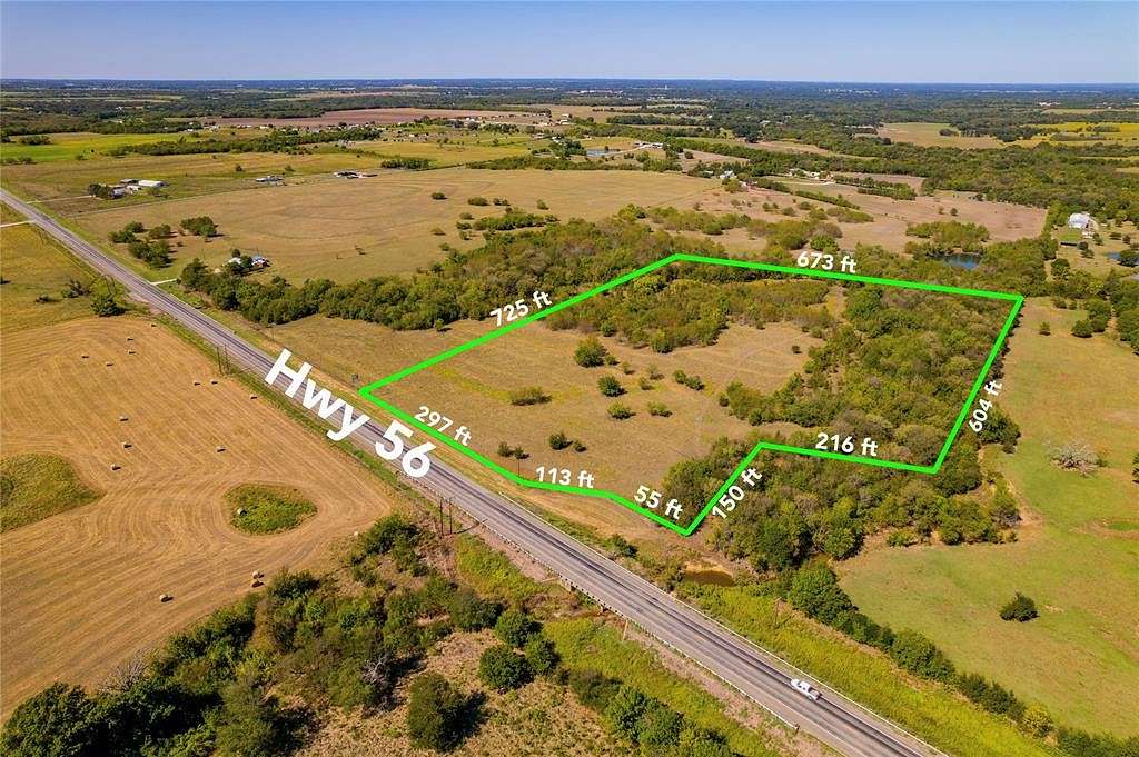 11.4 Acres of Commercial Land for Sale in Whitesboro, Texas