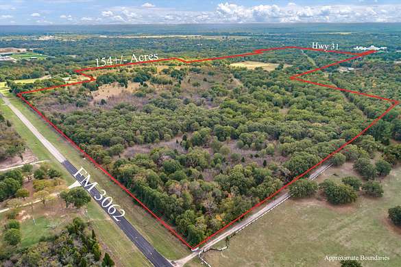 155 Acres of Recreational Land for Sale in Malakoff, Texas