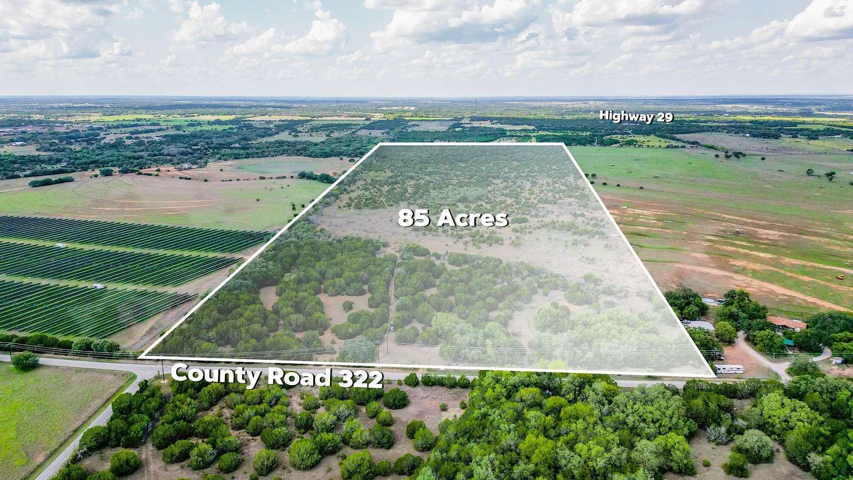 85.02 Acres of Agricultural Land for Sale in Bertram, Texas