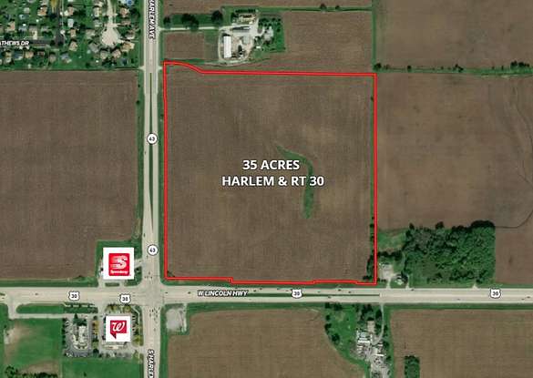 35.1 Acres of Recreational Land for Sale in Frankfort, Illinois