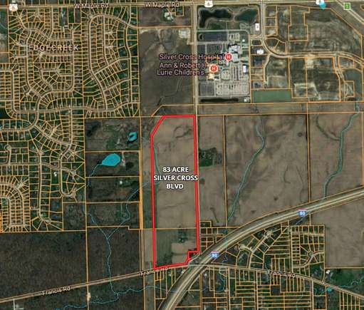 83 Acres of Land for Sale in New Lenox, Illinois