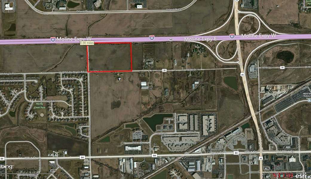 25.6 Acres of Recreational Land for Sale in Mokena, Illinois
