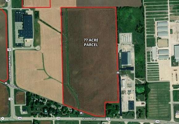 77 Acres of Land for Sale in Bloomington, Illinois