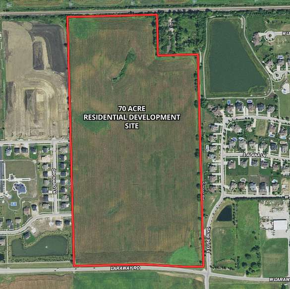 70 Acres of Recreational Land & Farm for Sale in New Lenox, Illinois