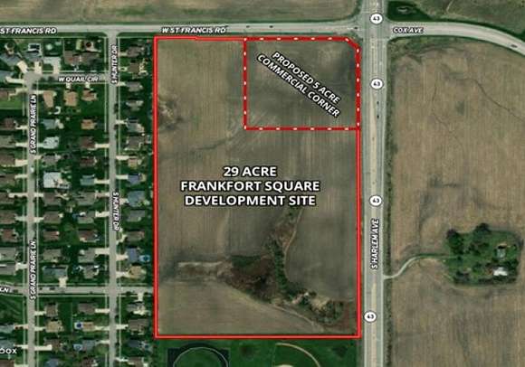 29 Acres of Land for Sale in Frankfort, Illinois