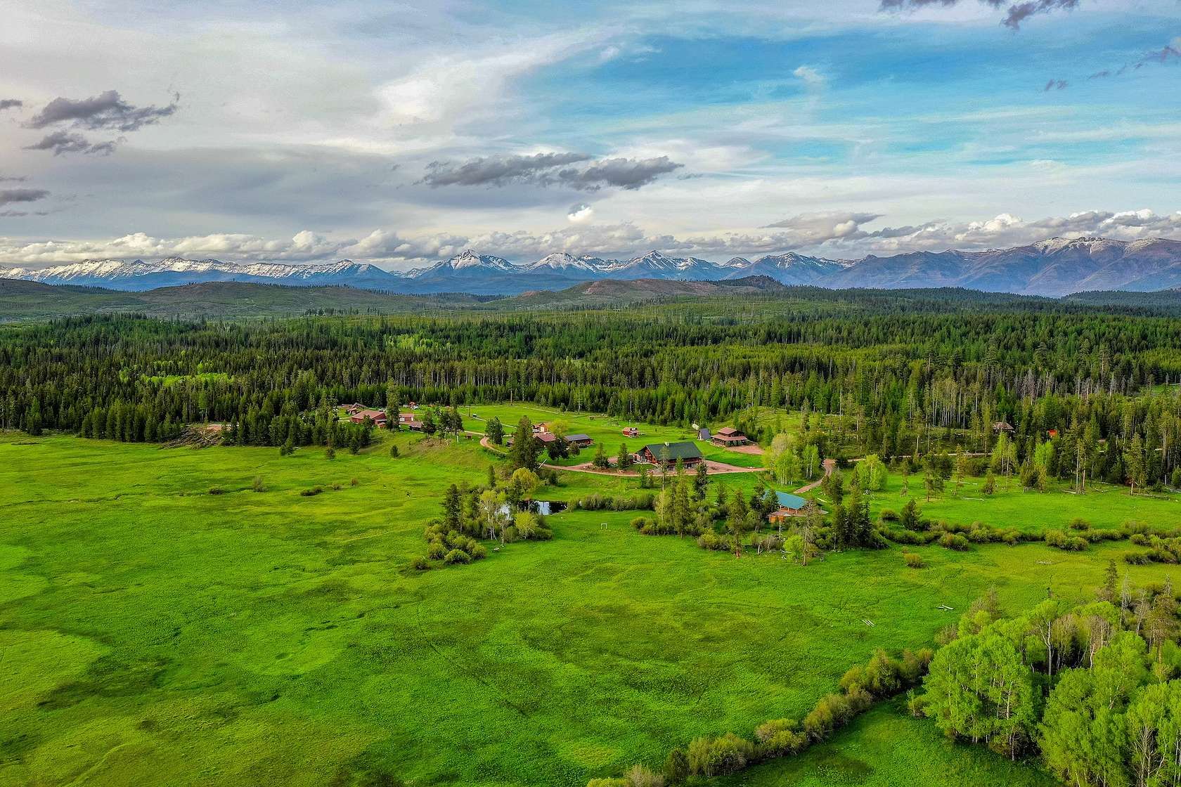 229 Acres of Recreational Land with Home for Sale in Seeley Lake, Montana