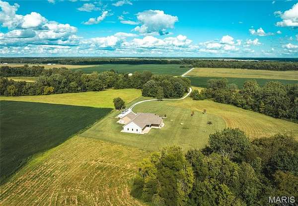 5 Acres of Land with Home for Sale in Greenfield, Illinois
