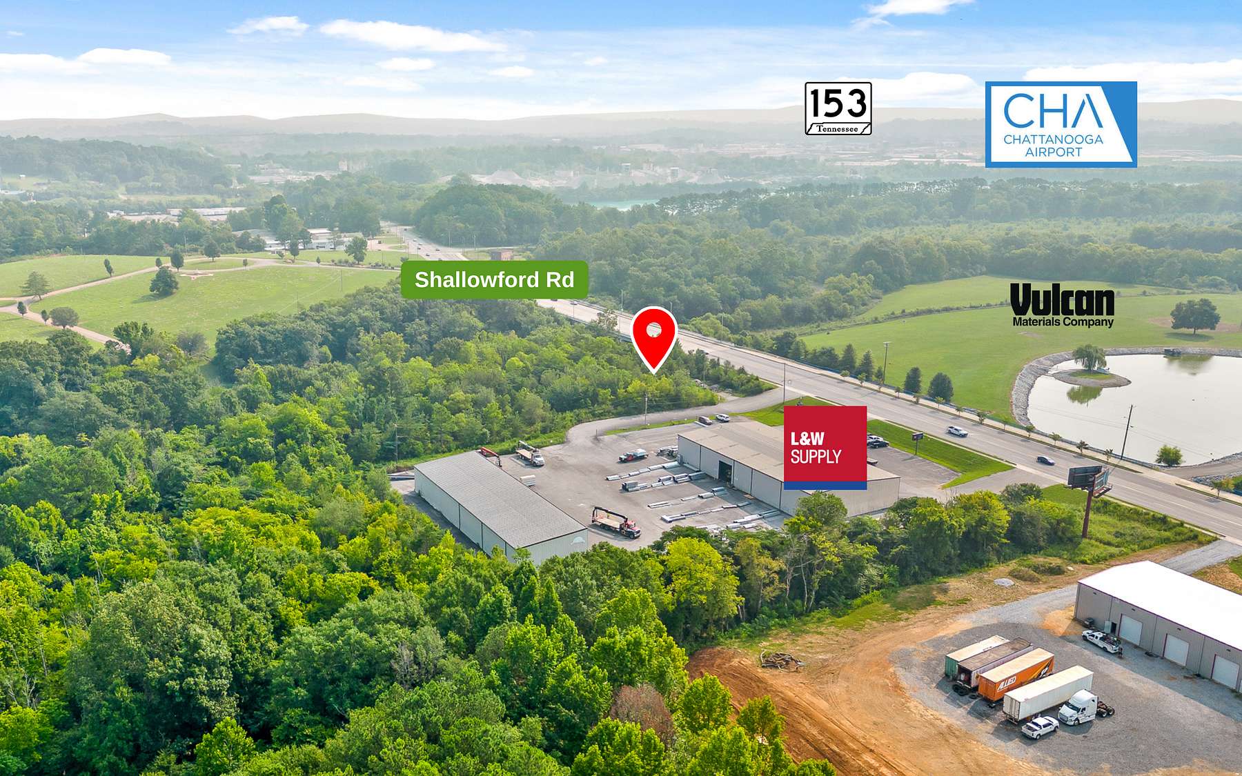1.4 Acres of Commercial Land for Sale in Chattanooga, Tennessee