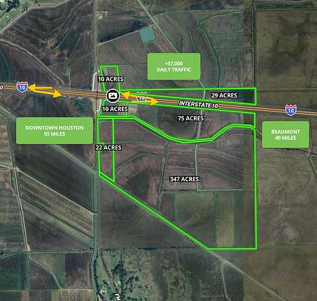 146 Acres of Land for Sale in Winnie, Texas