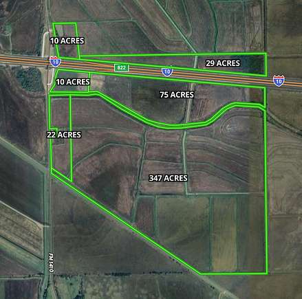 347 Acres of Land for Sale in Winnie, Texas