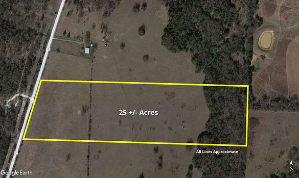 25 Acres of Recreational Land & Farm for Sale in Whitesboro, Texas