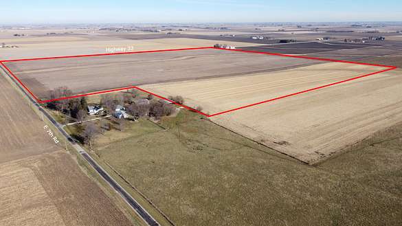 154 Acres of Recreational Land & Farm for Sale in Utica, Illinois