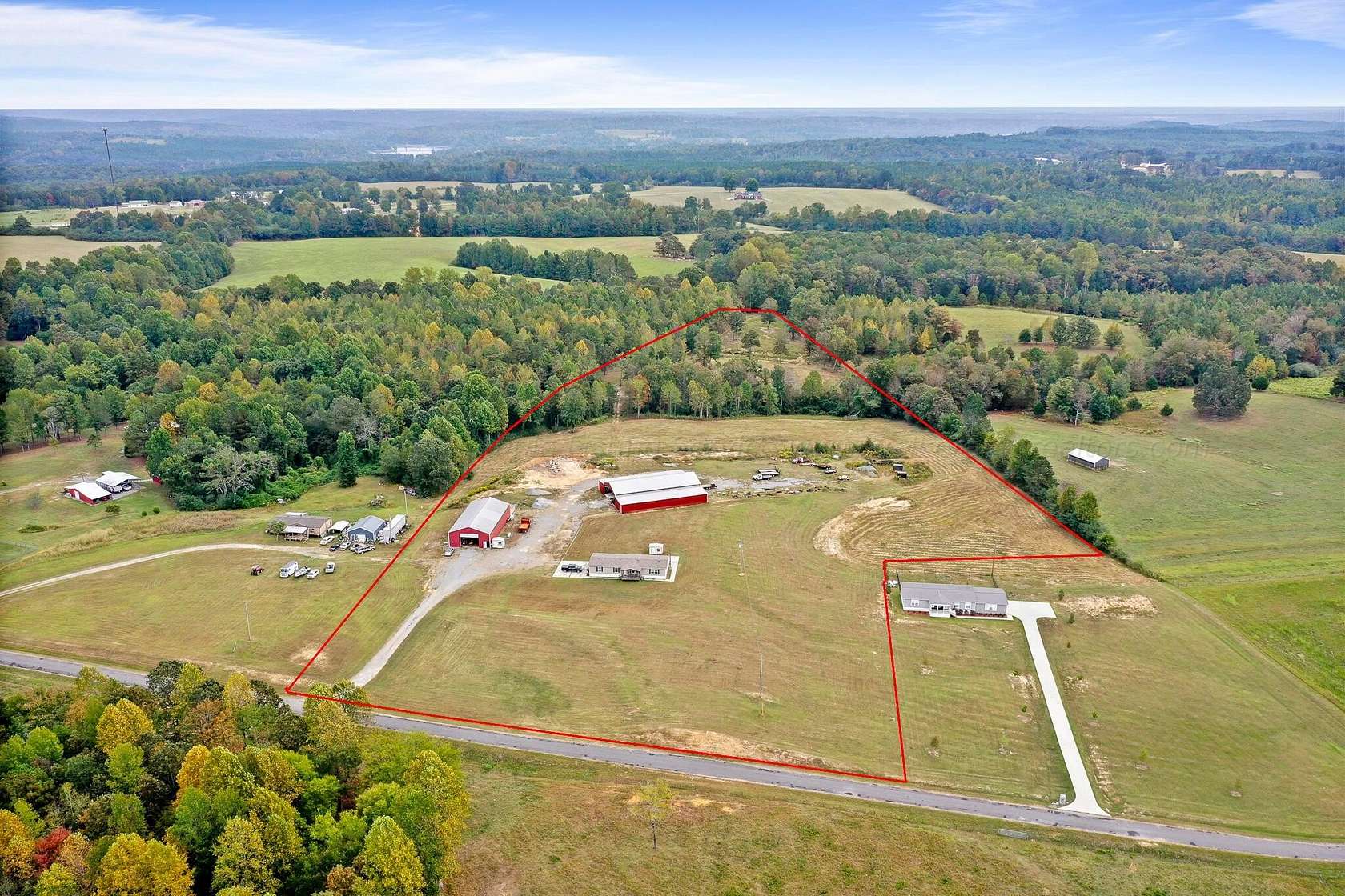 14.8 Acres of Land with Home for Sale in Arley, Alabama