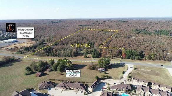 7.4 Acres of Commercial Land for Sale in Cabot, Arkansas
