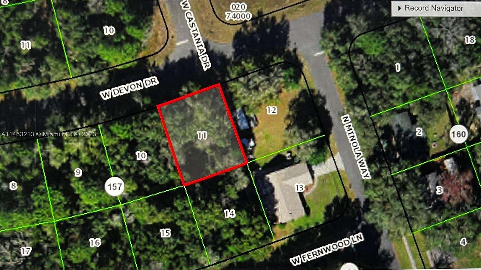 10 Acres of Residential Land for Sale in Citrus Springs, Florida