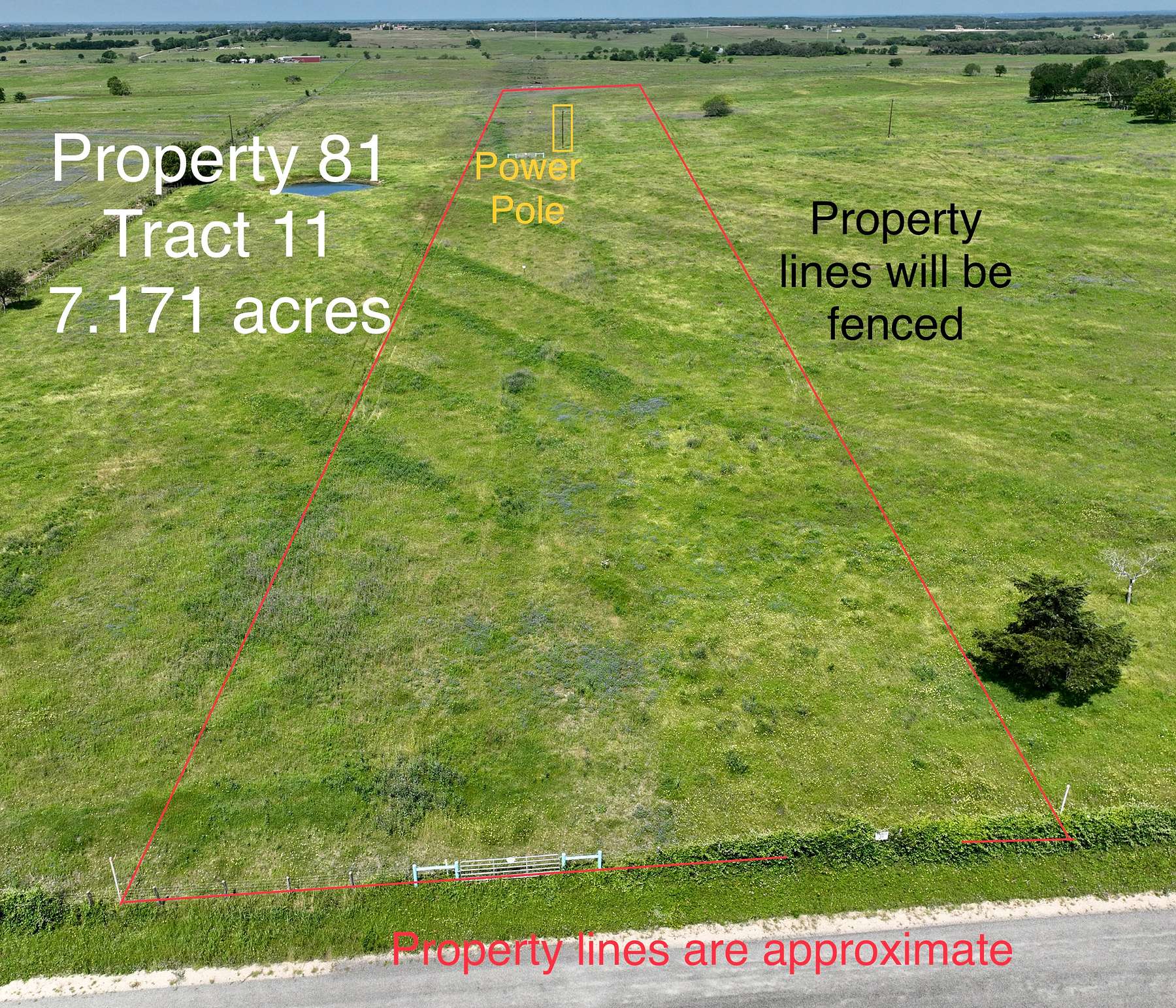 7.2 Acres of Recreational Land for Sale in Moulton, Texas