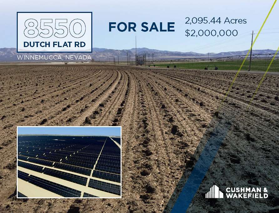 2,095 Acres of Recreational Land & Farm for Sale in Winnemucca, Nevada