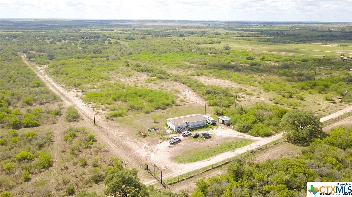 10 Acres of Recreational Land with Home for Sale in Nordheim, Texas