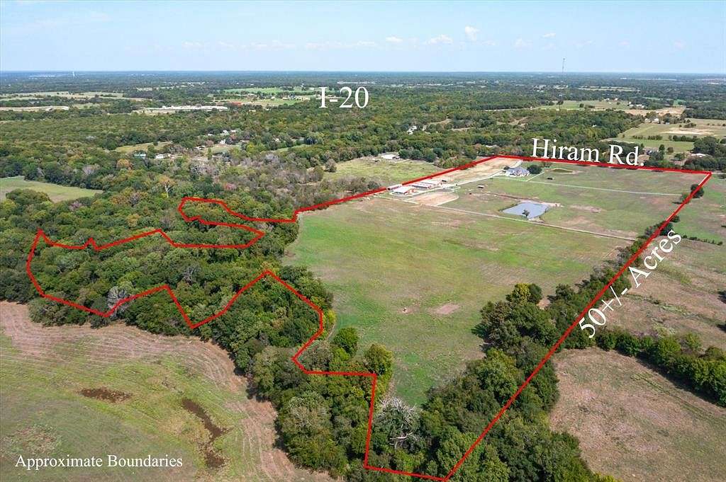 50.657 Acres of Land with Home for Sale in Wills Point, Texas