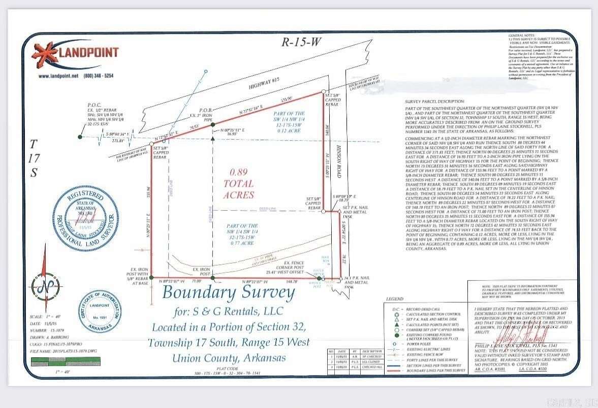 0.24 Acres of Commercial Land for Sale in El Dorado, Arkansas