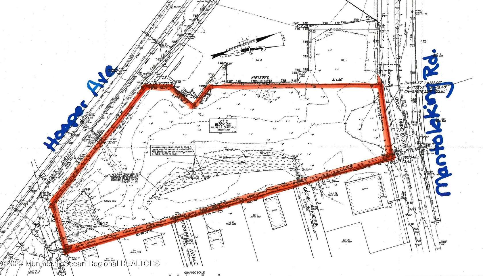 2.67 Acres of Commercial Land for Sale in Brick, New Jersey