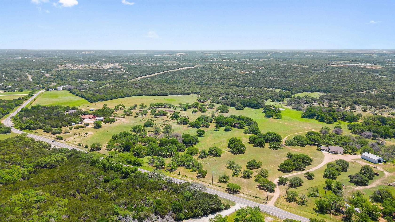 157 Acres of Agricultural Land with Home for Sale in Liberty Hill, Texas